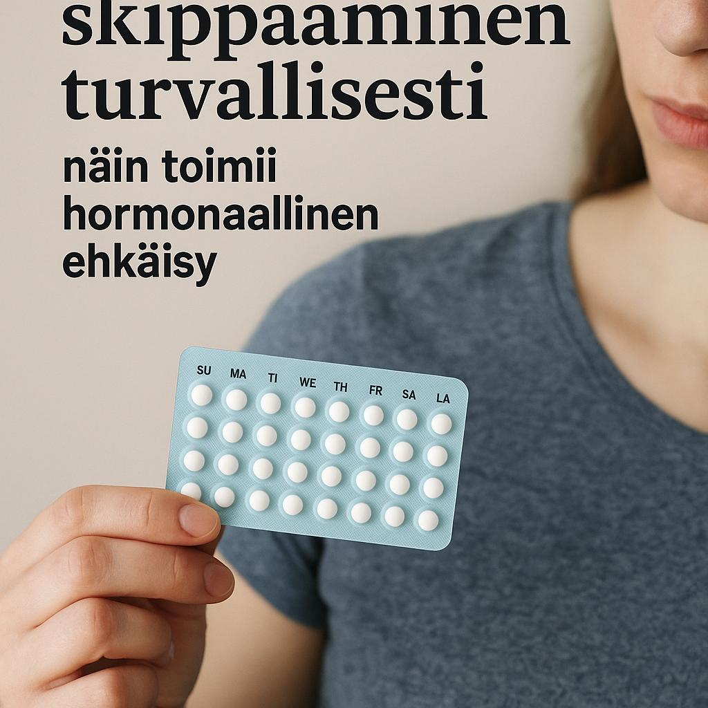 Kuukautisten skippaaminen turvallisesti näin toimii hormonaalinen ehkäisy