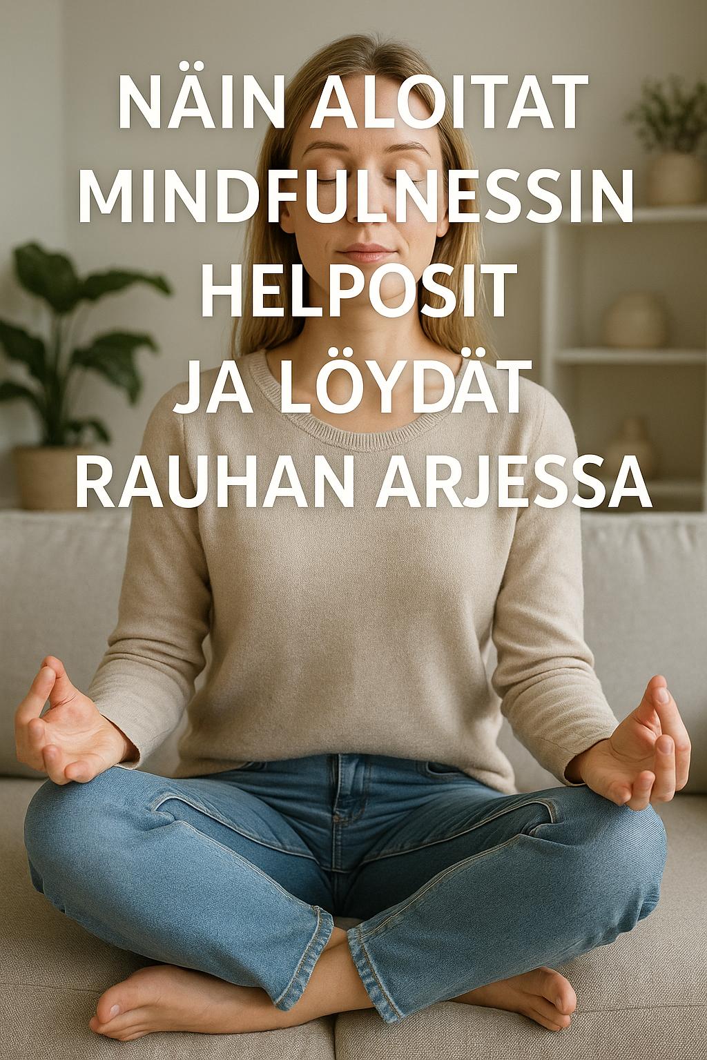 Näin aloitat mindfulnessin helposti ja löydät rauhan arjessa
