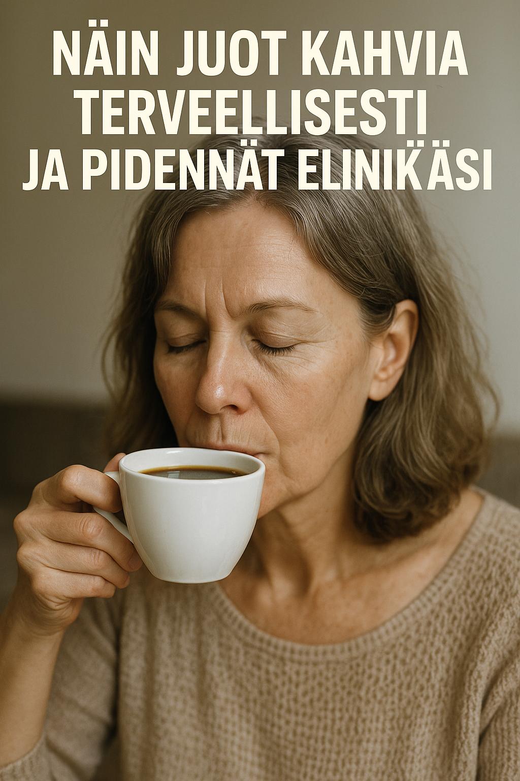 Näin juot kahvia terveellisesti ja pidennät elinikääsi