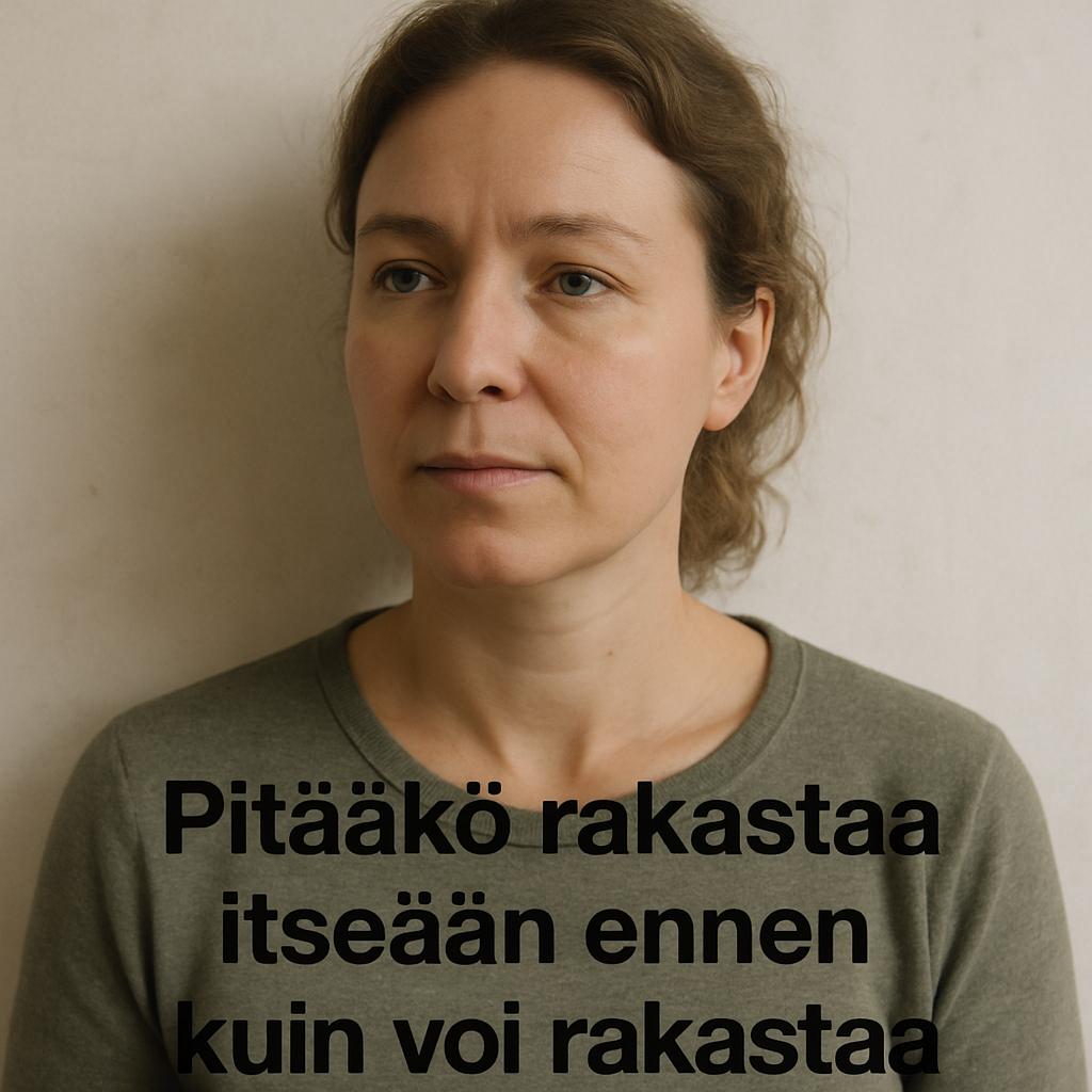 Pitääkö rakastaa itseään ennen kuin voi rakastaa toista