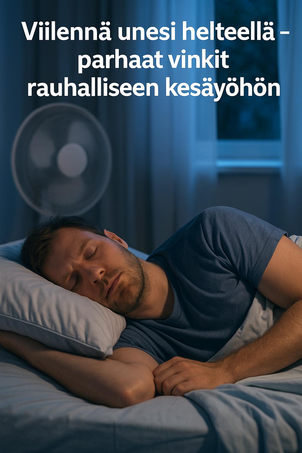 Viilennä unesi helteellä – parhaat vinkit rauhalliseen kesäyöhön