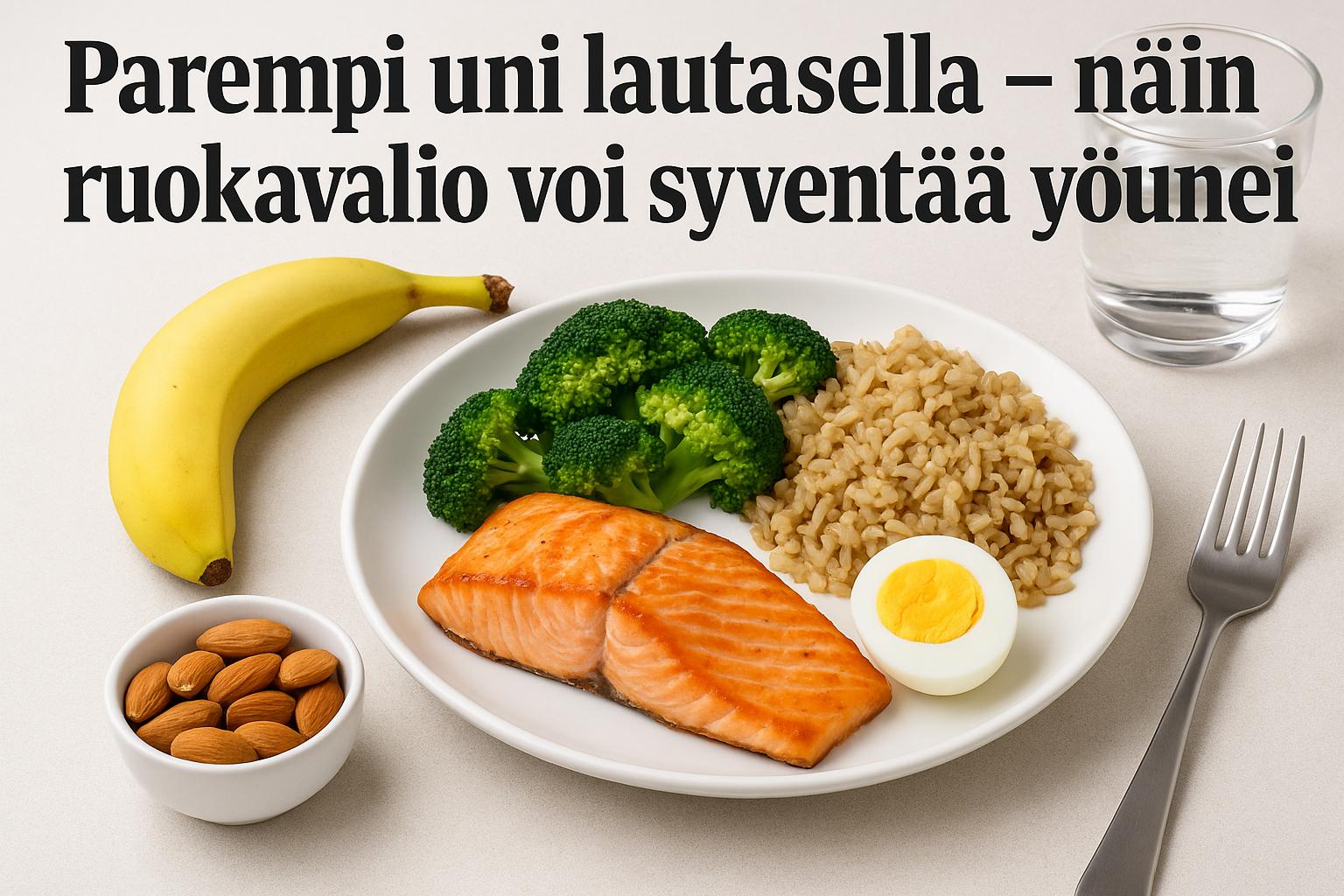 Parempi uni lautasella näin ruokavalio voi syventää yöunesi