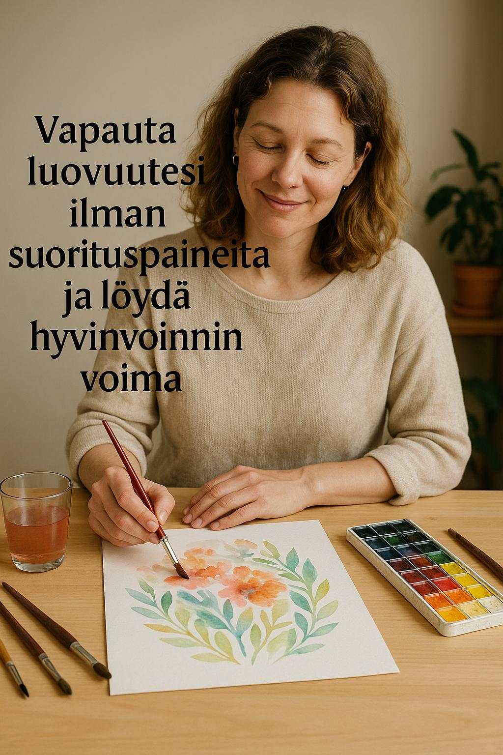 Vapauta luovuutesi ilman suorituspaineita ja löydä hyvinvoinnin voima