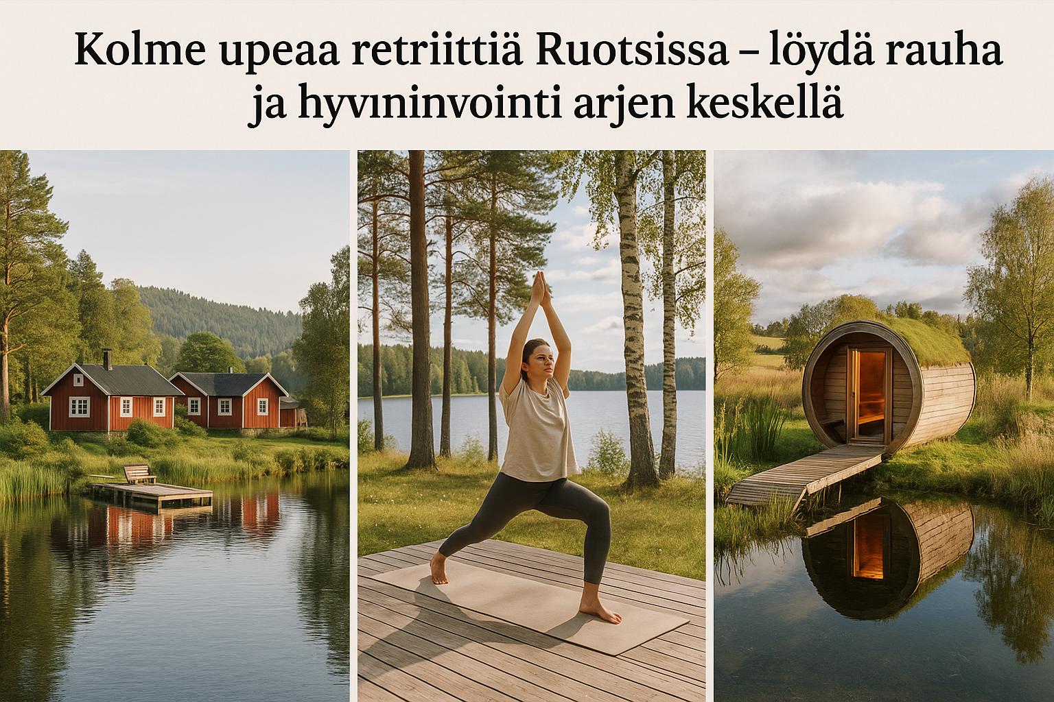 Kolme upeaa retriittiä Ruotsissa – löydä rauha ja hyvinvointi arjen keskellä