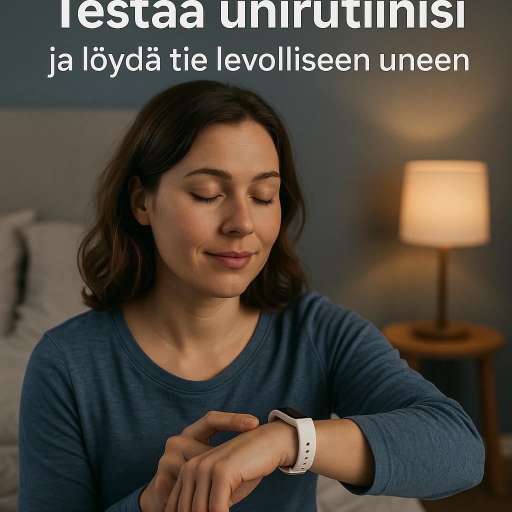 Testaa unirutiinisi ja löydä tie levolliseen uneen